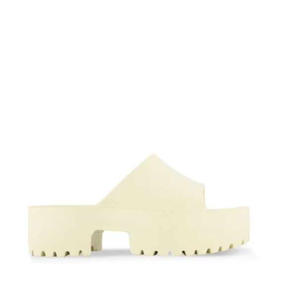 Ladie's nude platform sandals - Picture 3 of 3